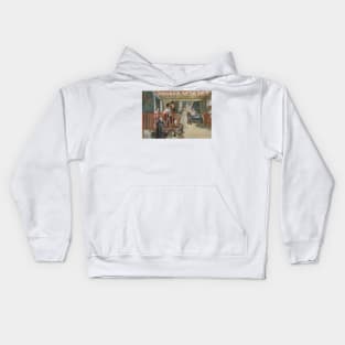 A Day of Celebration - From A Home by Carl Larsson Kids Hoodie